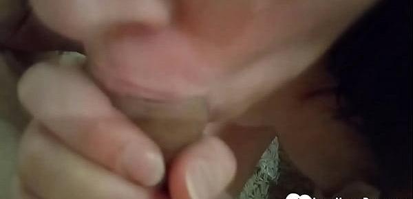  Wife with glasses goes for the cock